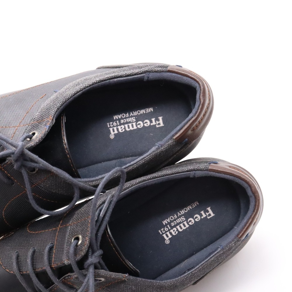 Freeman Hudson Men's Cap-Toe Black Dress Shoes Men's 12M - Picture 9 of 11